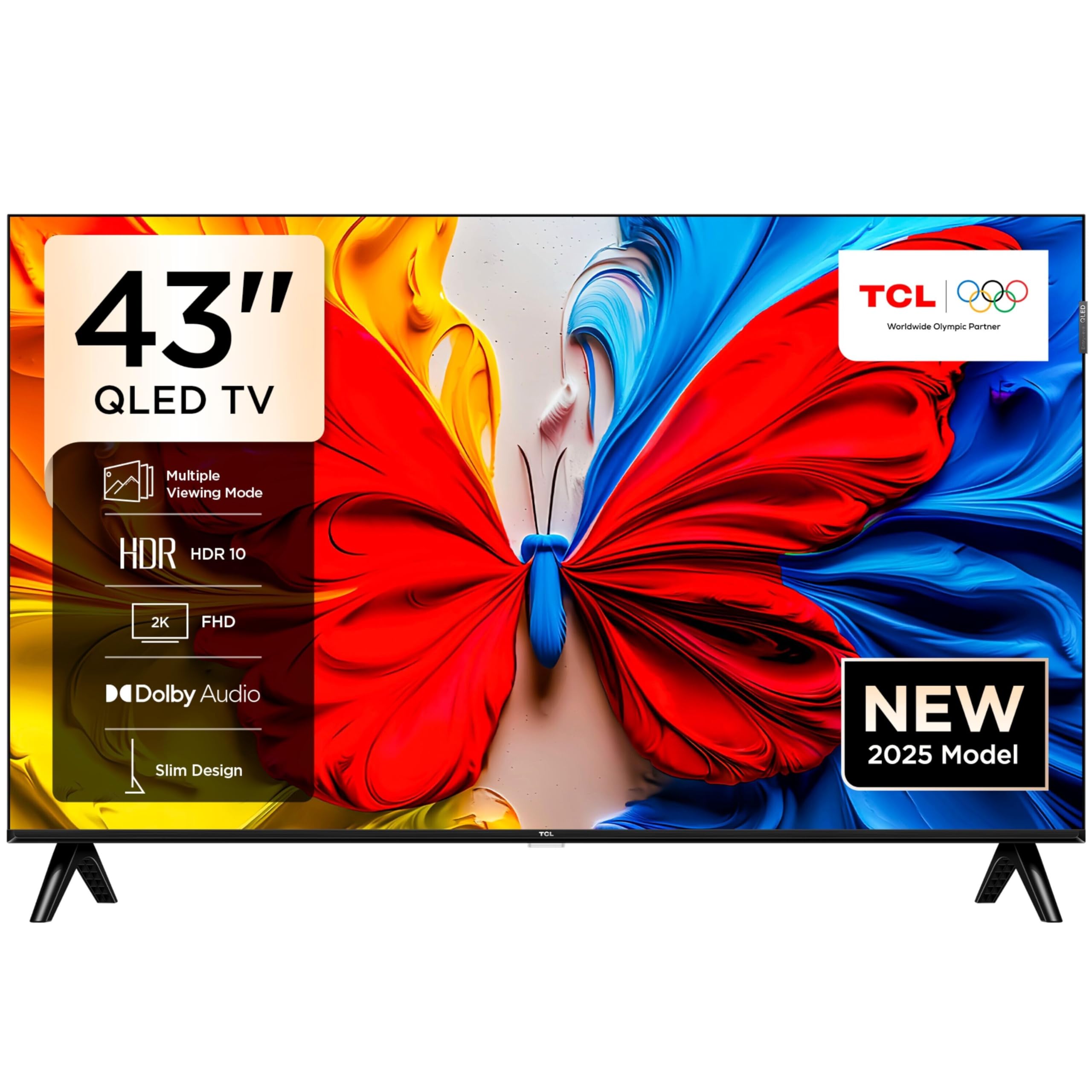 TCL Television 43S5K 43-Inch QLED Full HD Smart Google TV (2025